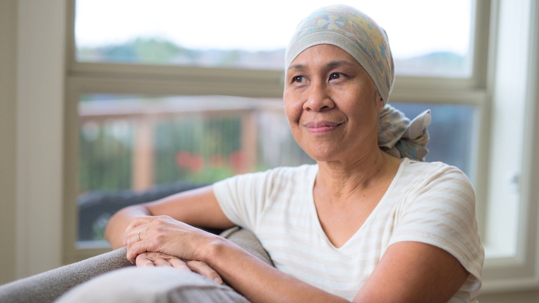 Cancer patient receives at home treatment.